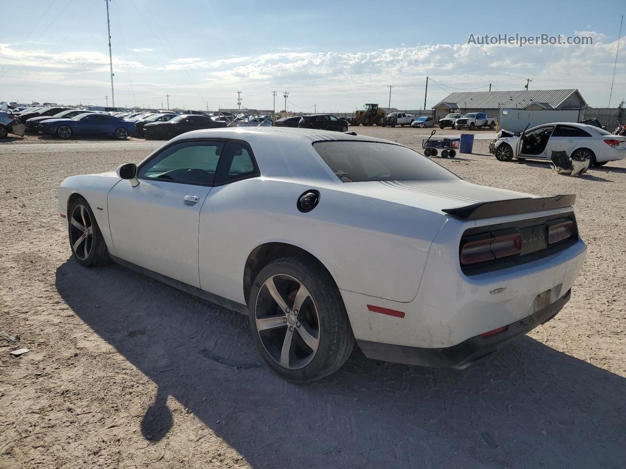 2016 Dodge Challenger R/t Белый vin: 2C3CDZBTXGH315721