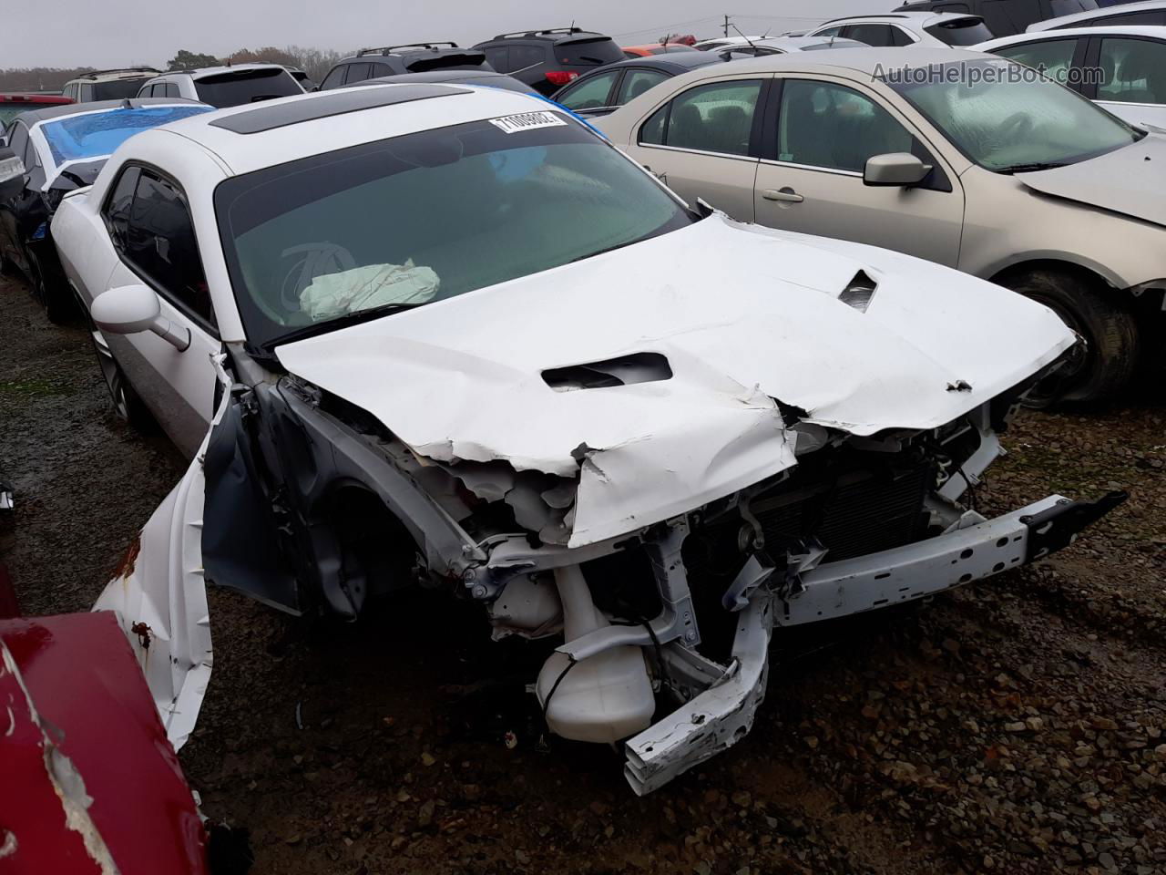 2017 Dodge Challenger R/t White vin: 2C3CDZBTXHH608973