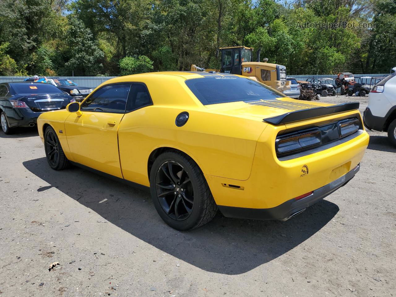 2017 Dodge Challenger R/t Yellow vin: 2C3CDZBTXHH611629