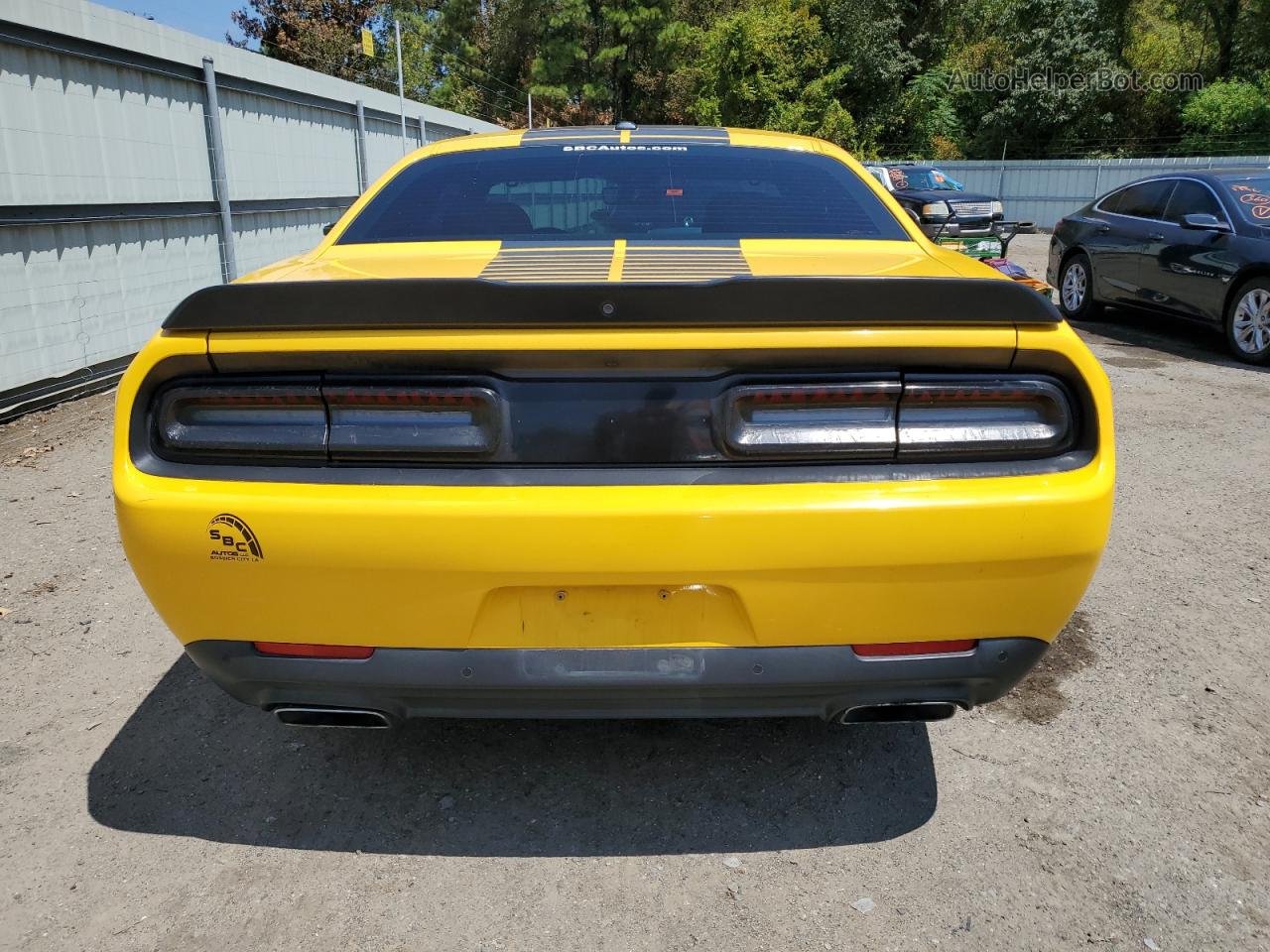 2017 Dodge Challenger R/t Yellow vin: 2C3CDZBTXHH611629