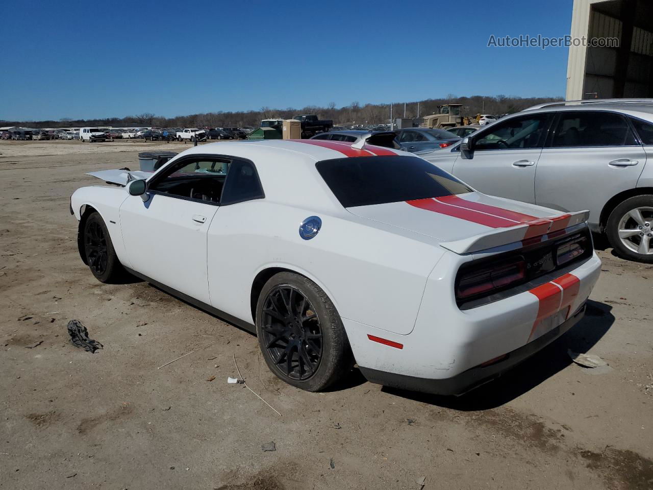 2017 Dodge Challenger R/t White vin: 2C3CDZBTXHH629516