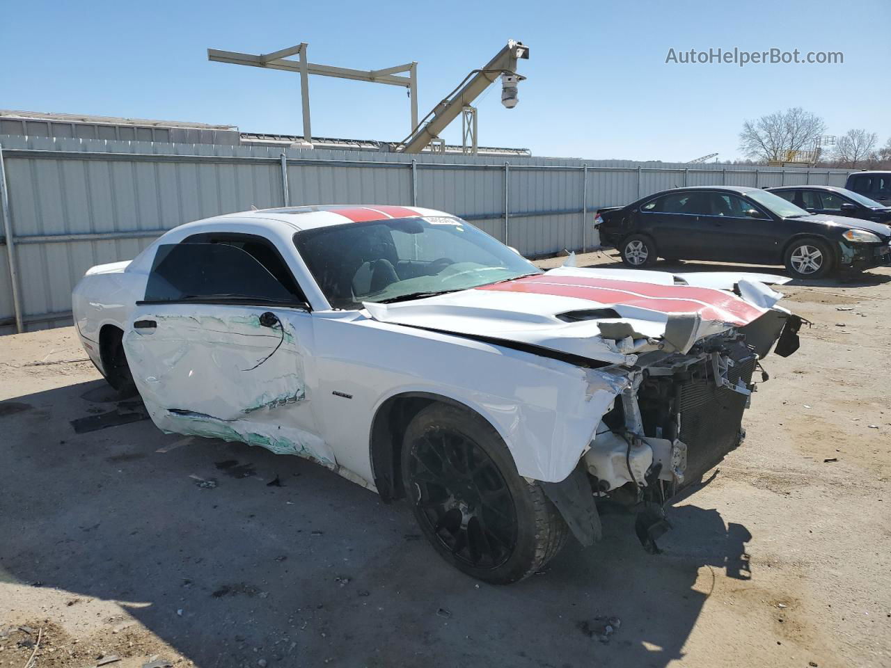 2017 Dodge Challenger R/t White vin: 2C3CDZBTXHH629516