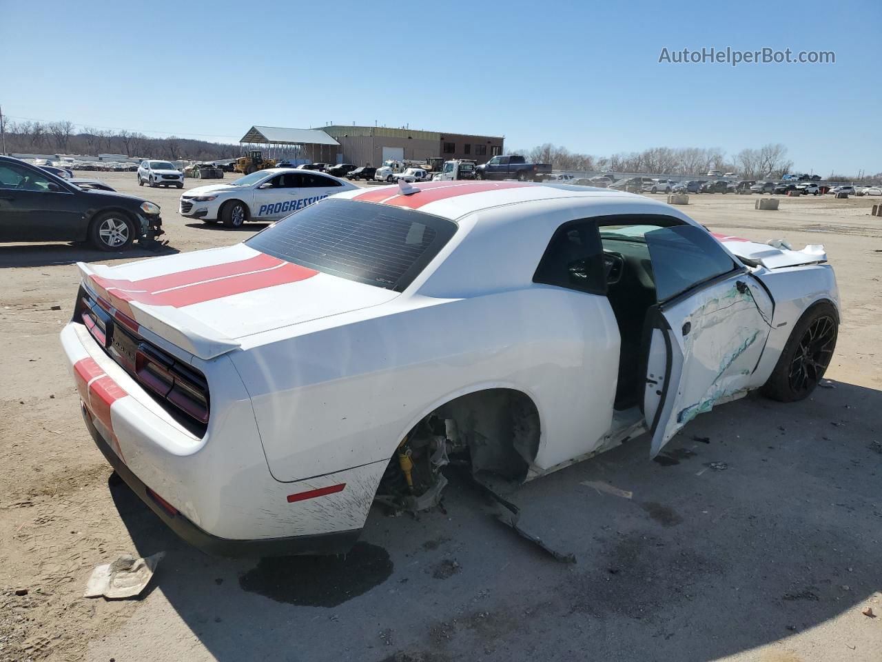 2017 Dodge Challenger R/t White vin: 2C3CDZBTXHH629516