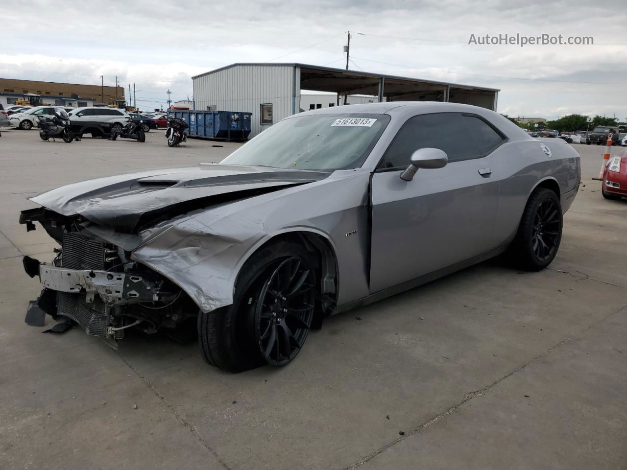 2018 Dodge Challenger R/t Gray vin: 2C3CDZBTXJH269380