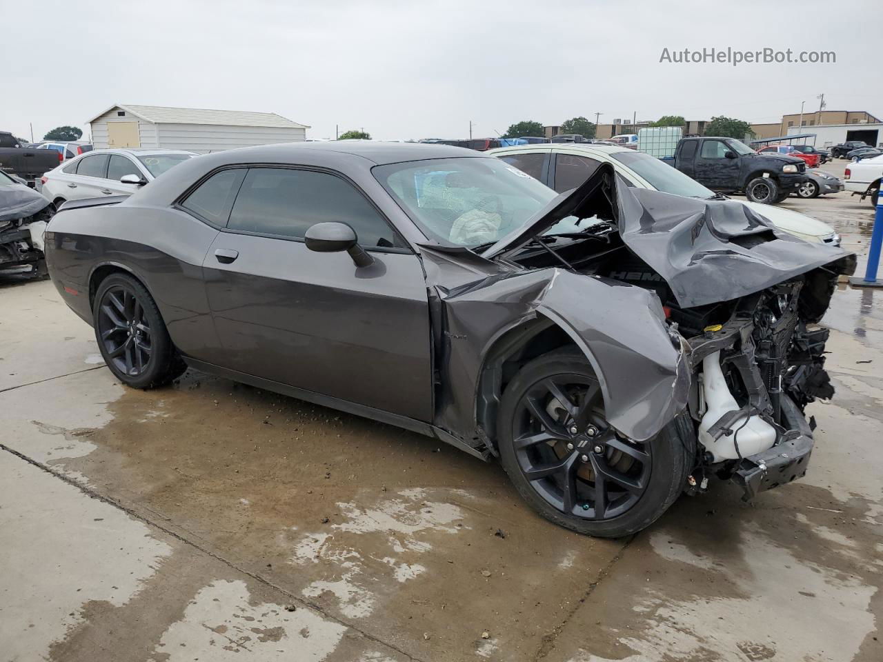 2022 Dodge Challenger R/t Gray vin: 2C3CDZBTXNH143669