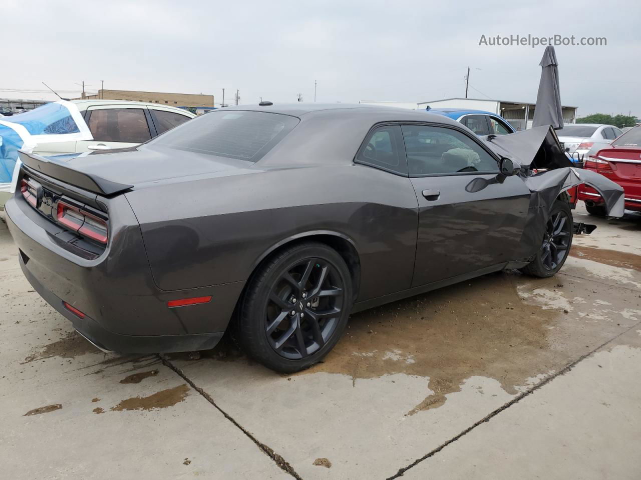 2022 Dodge Challenger R/t Gray vin: 2C3CDZBTXNH143669