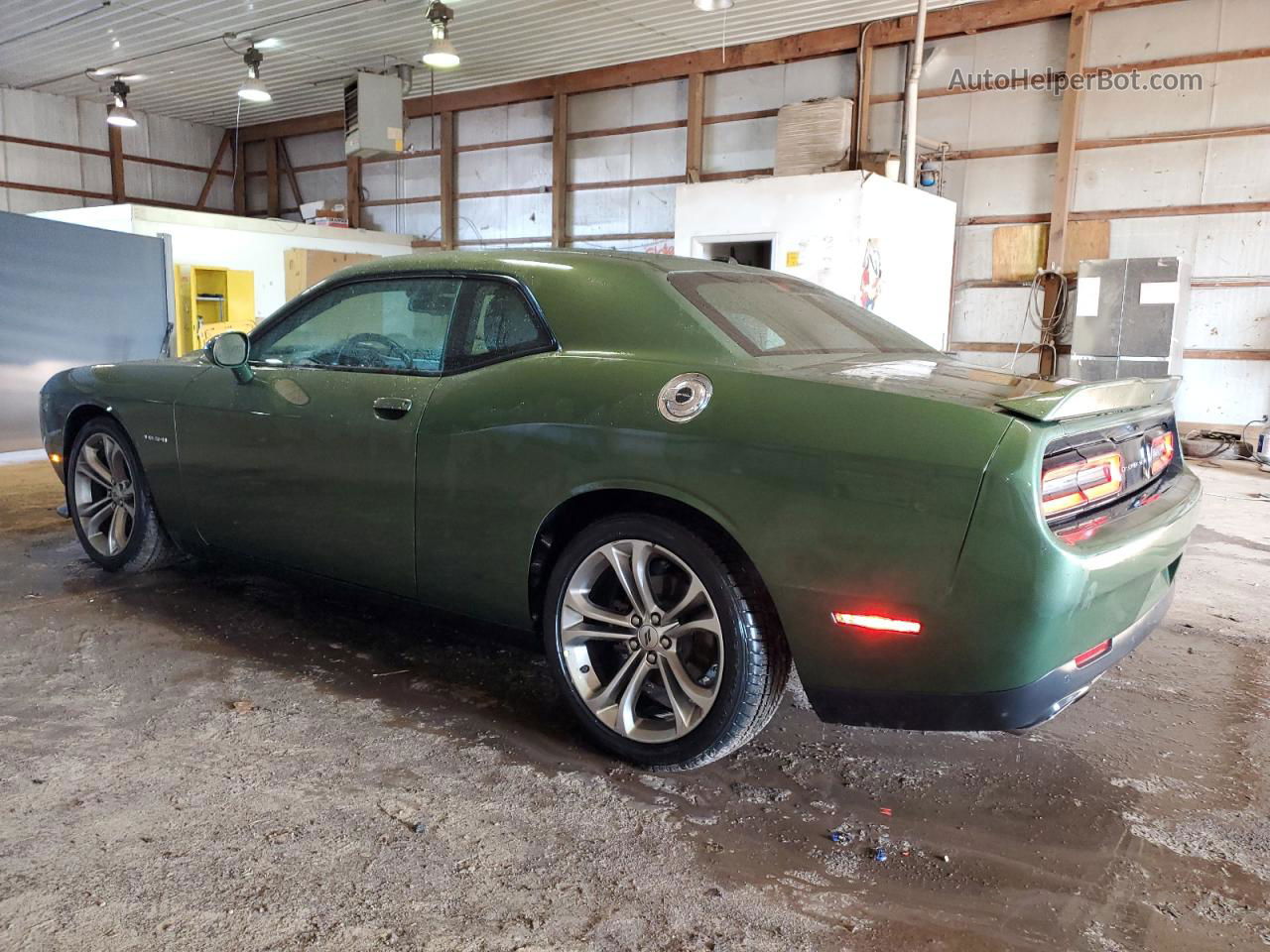 2022 Dodge Challenger R/t Green vin: 2C3CDZBTXNH168538