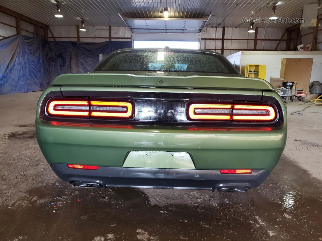 2022 Dodge Challenger R/t Green vin: 2C3CDZBTXNH168538