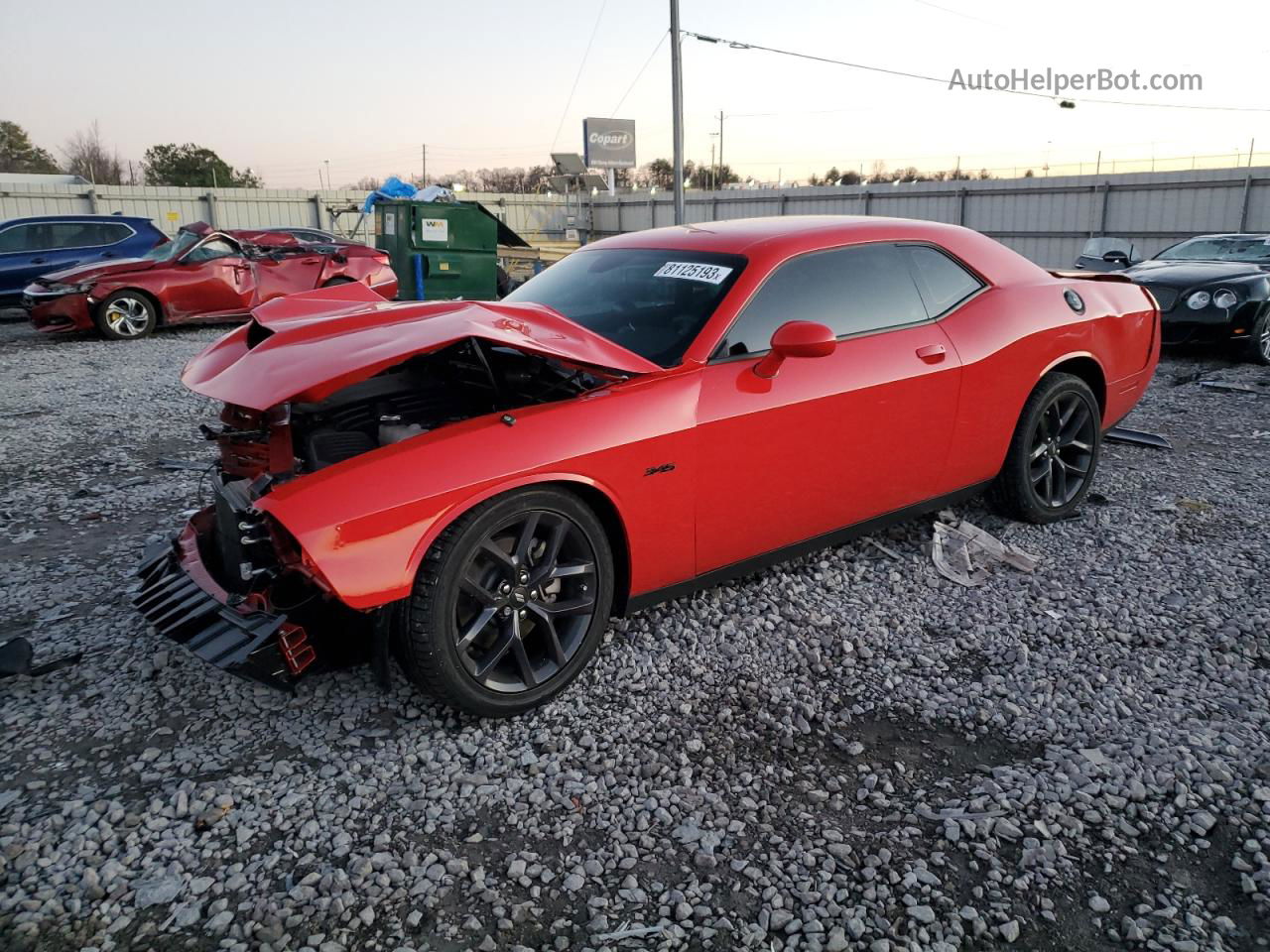 2023 Dodge Challenger R/t Red vin: 2C3CDZBTXPH648338