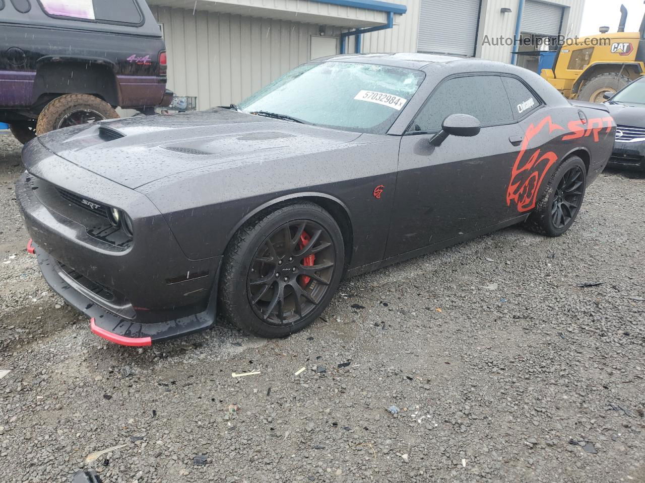 2015 Dodge Challenger Srt Hellcat Gray vin: 2C3CDZC90FH747008