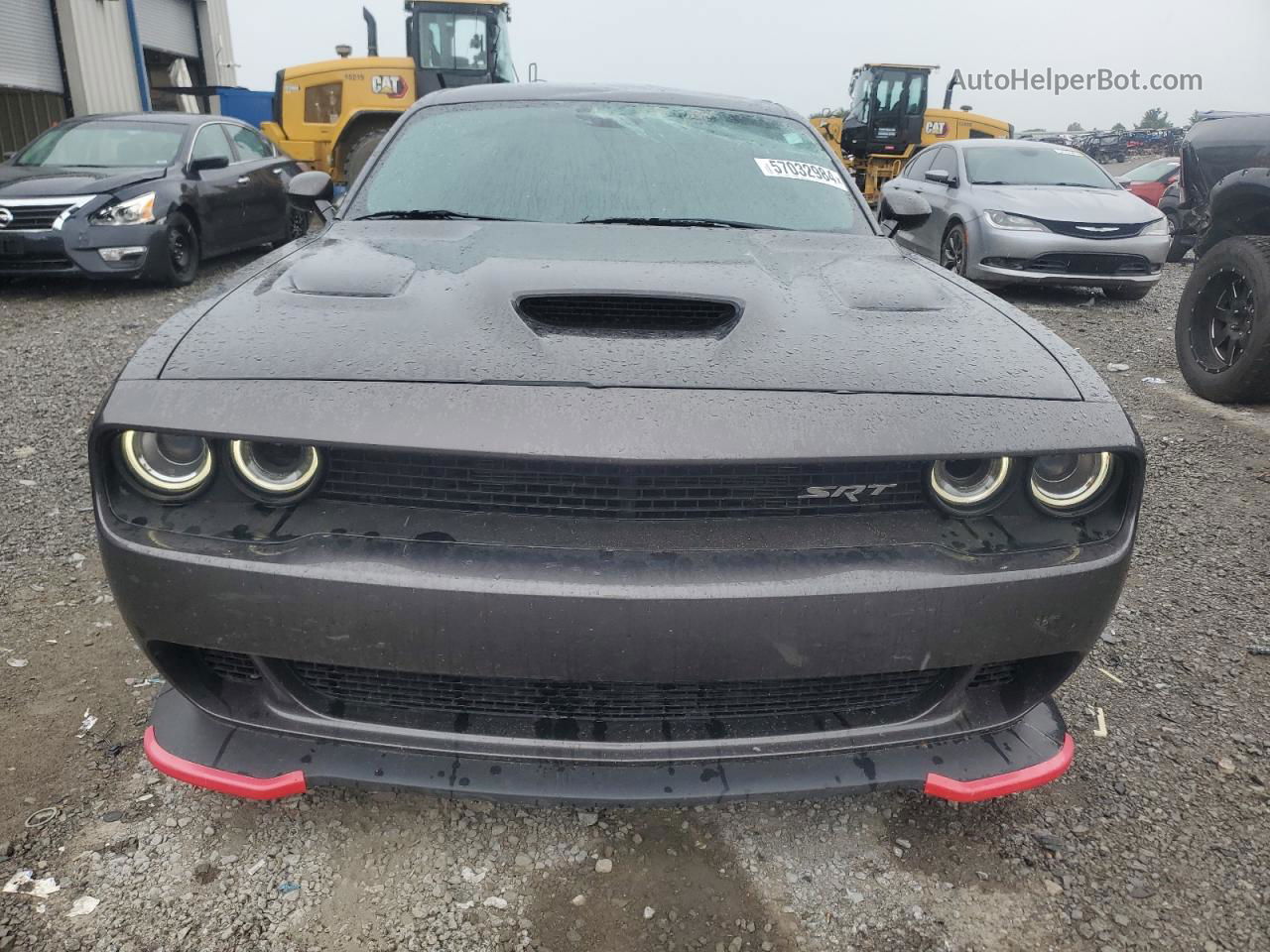 2015 Dodge Challenger Srt Hellcat Gray vin: 2C3CDZC90FH747008