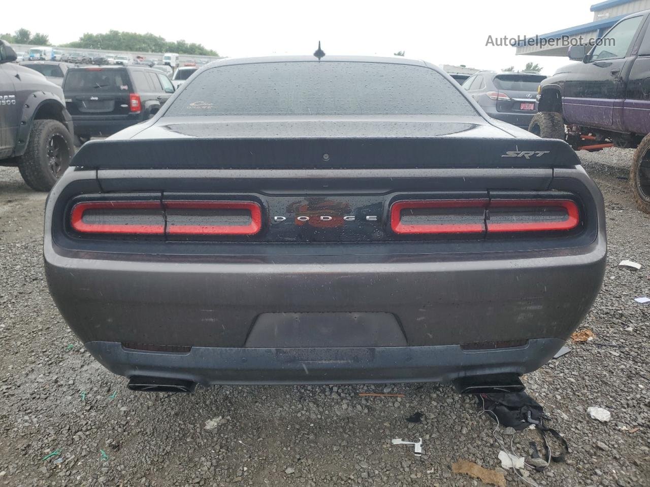 2015 Dodge Challenger Srt Hellcat Gray vin: 2C3CDZC90FH747008