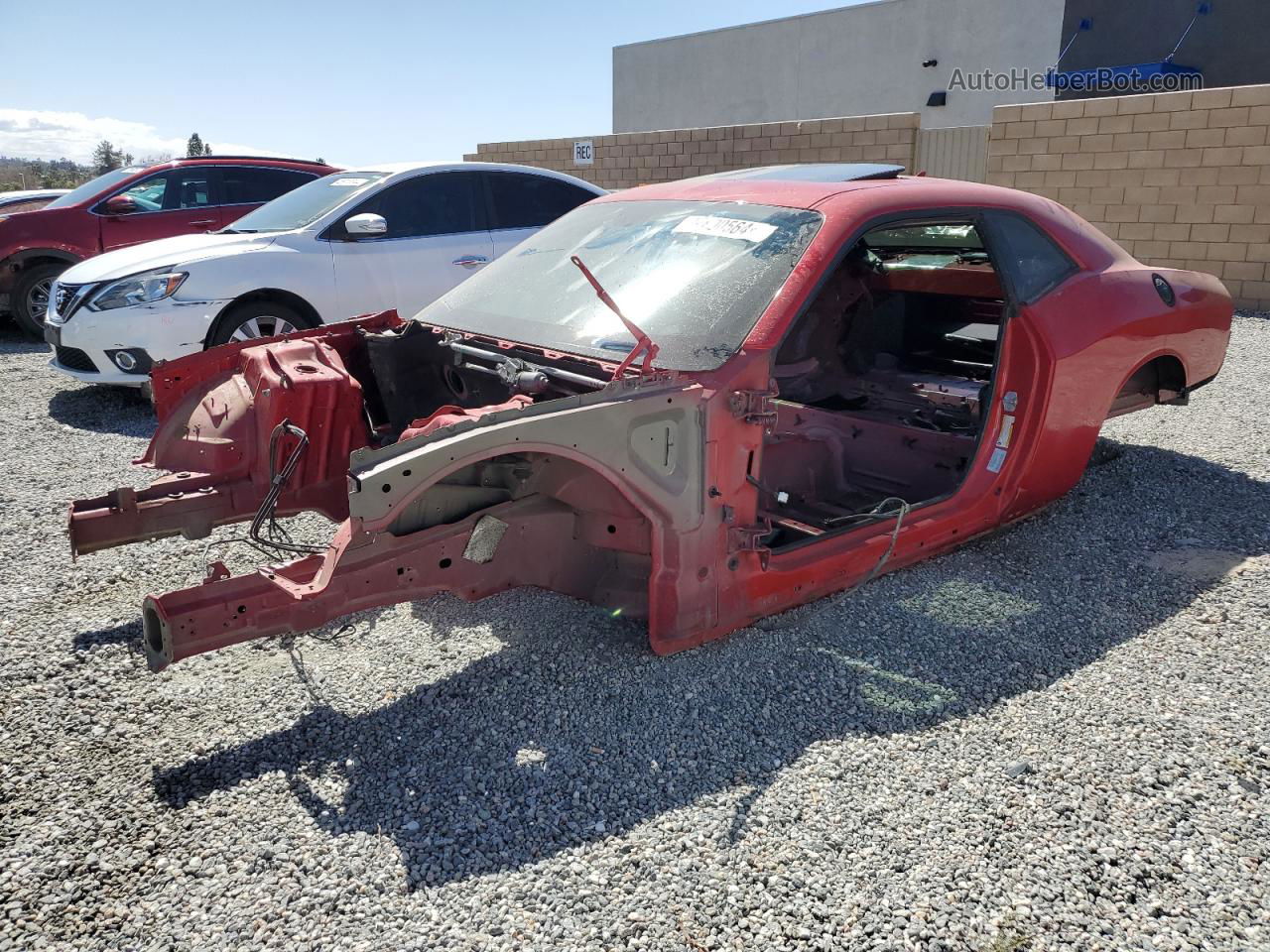 2016 Dodge Challenger Srt Hellcat Red vin: 2C3CDZC90GH249361