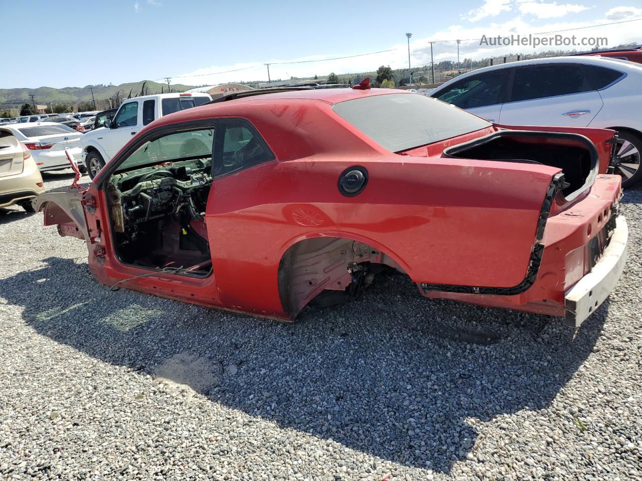 2016 Dodge Challenger Srt Hellcat Red vin: 2C3CDZC90GH249361