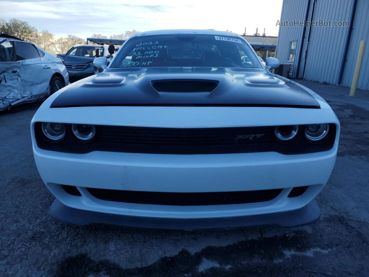 2016 Dodge Challenger Srt Hellcat White vin: 2C3CDZC91GH263415