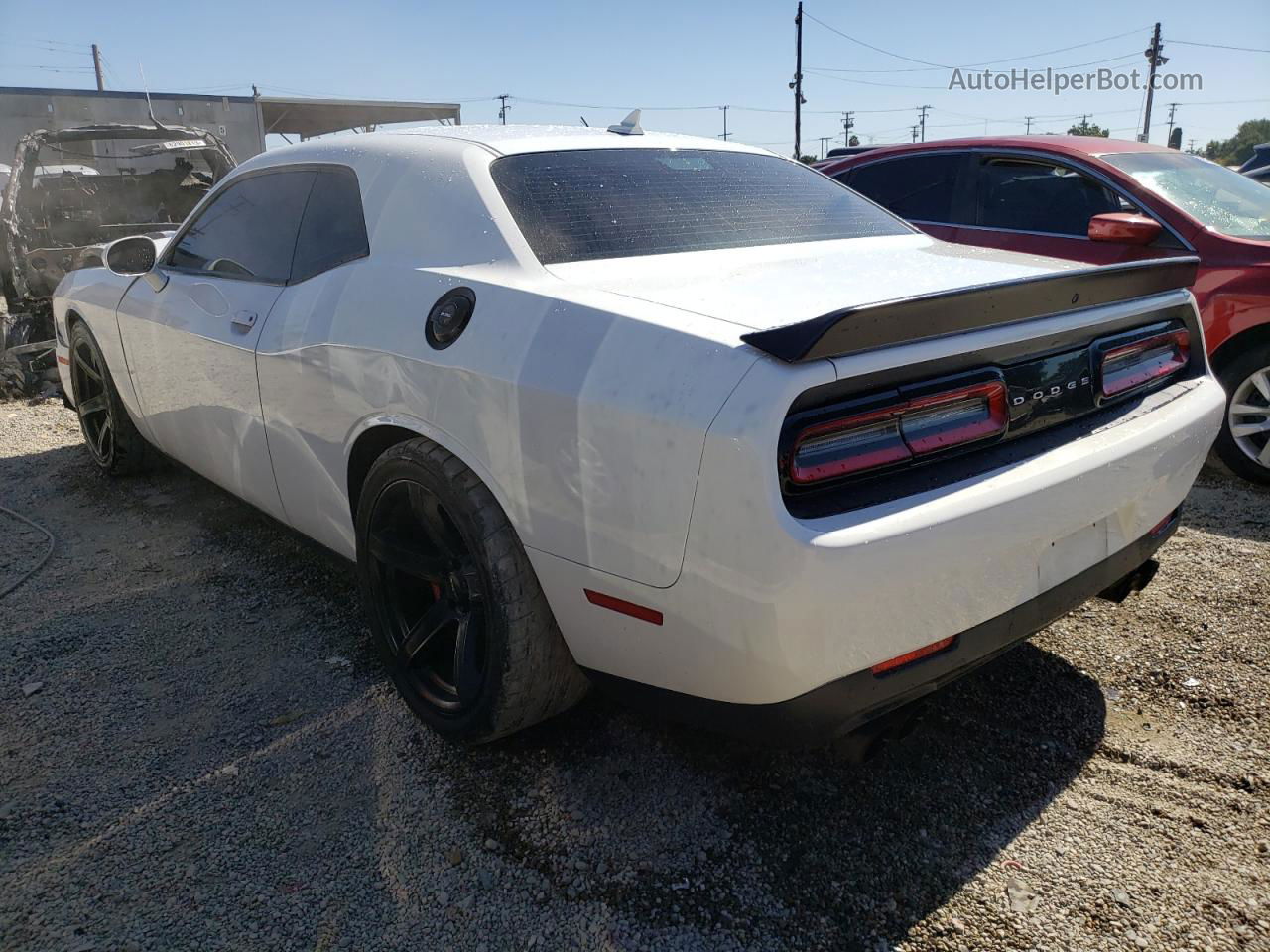 2016 Dodge Challenger Srt Hellcat White vin: 2C3CDZC91GH314637