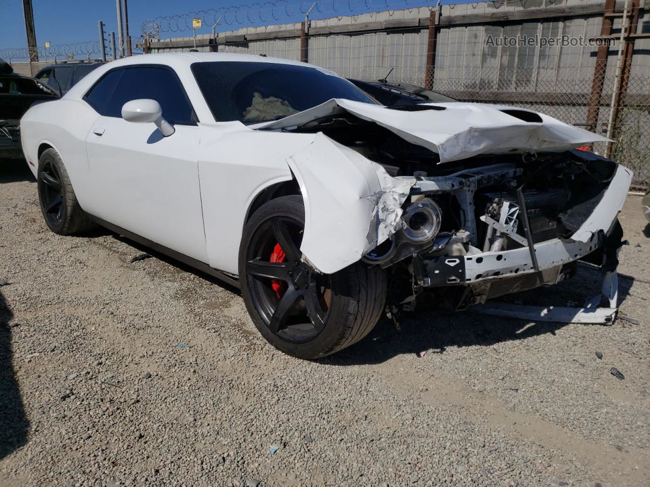 2016 Dodge Challenger Srt Hellcat White vin: 2C3CDZC91GH314637