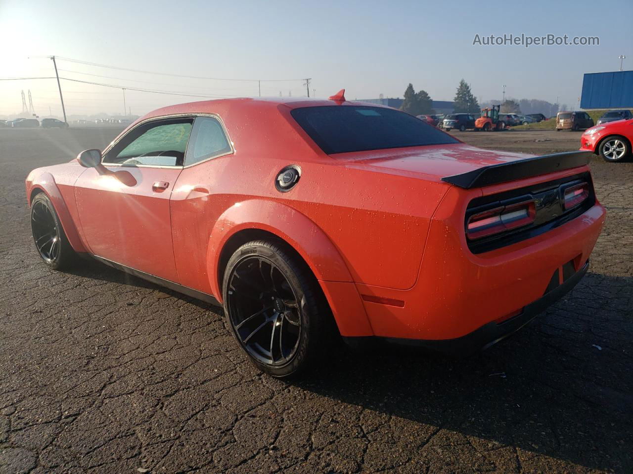 2022 Dodge Challenger Srt Hellcat Оранжевый vin: 2C3CDZC91NH102348