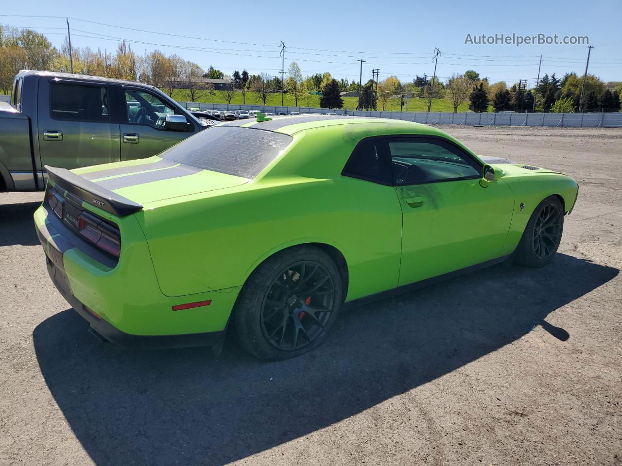 2015 Dodge Challenger Srt Hellcat Green vin: 2C3CDZC92FH746975