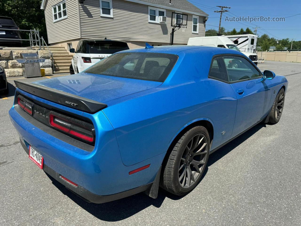 2016 Dodge Challenger Srt Hellcat Blue vin: 2C3CDZC92GH164666