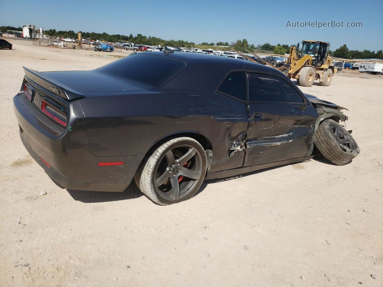 2018 Dodge Challenger Srt Hellcat Gray vin: 2C3CDZC92JH262474