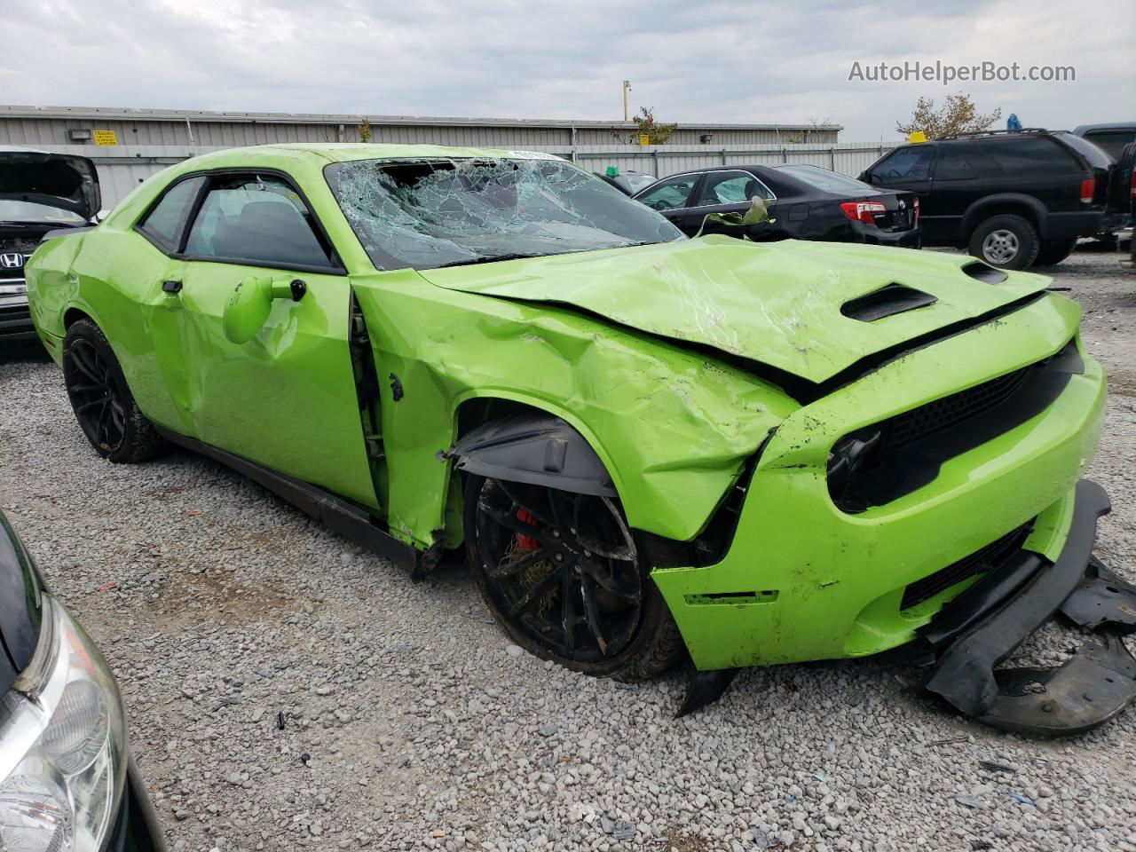 2023 Dodge Challenger Srt Hellcat Зеленый vin: 2C3CDZC92PH557003