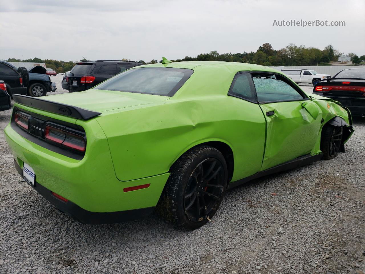 2023 Dodge Challenger Srt Hellcat Зеленый vin: 2C3CDZC92PH557003