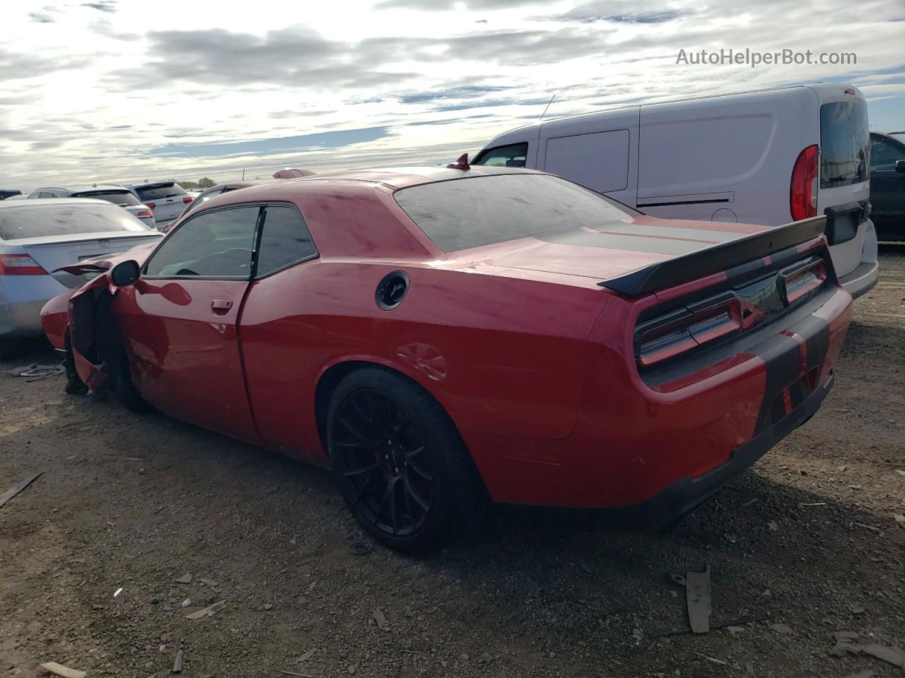 2016 Dodge Challenger Srt Hellcat Red vin: 2C3CDZC93GH239729