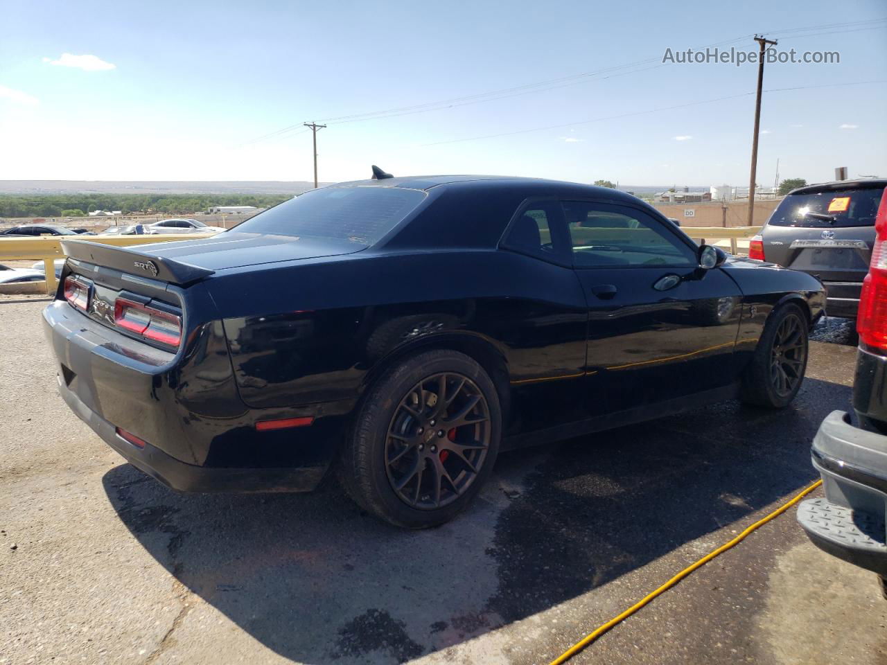 2017 Dodge Challenger Srt Hellcat Черный vin: 2C3CDZC93HH508538