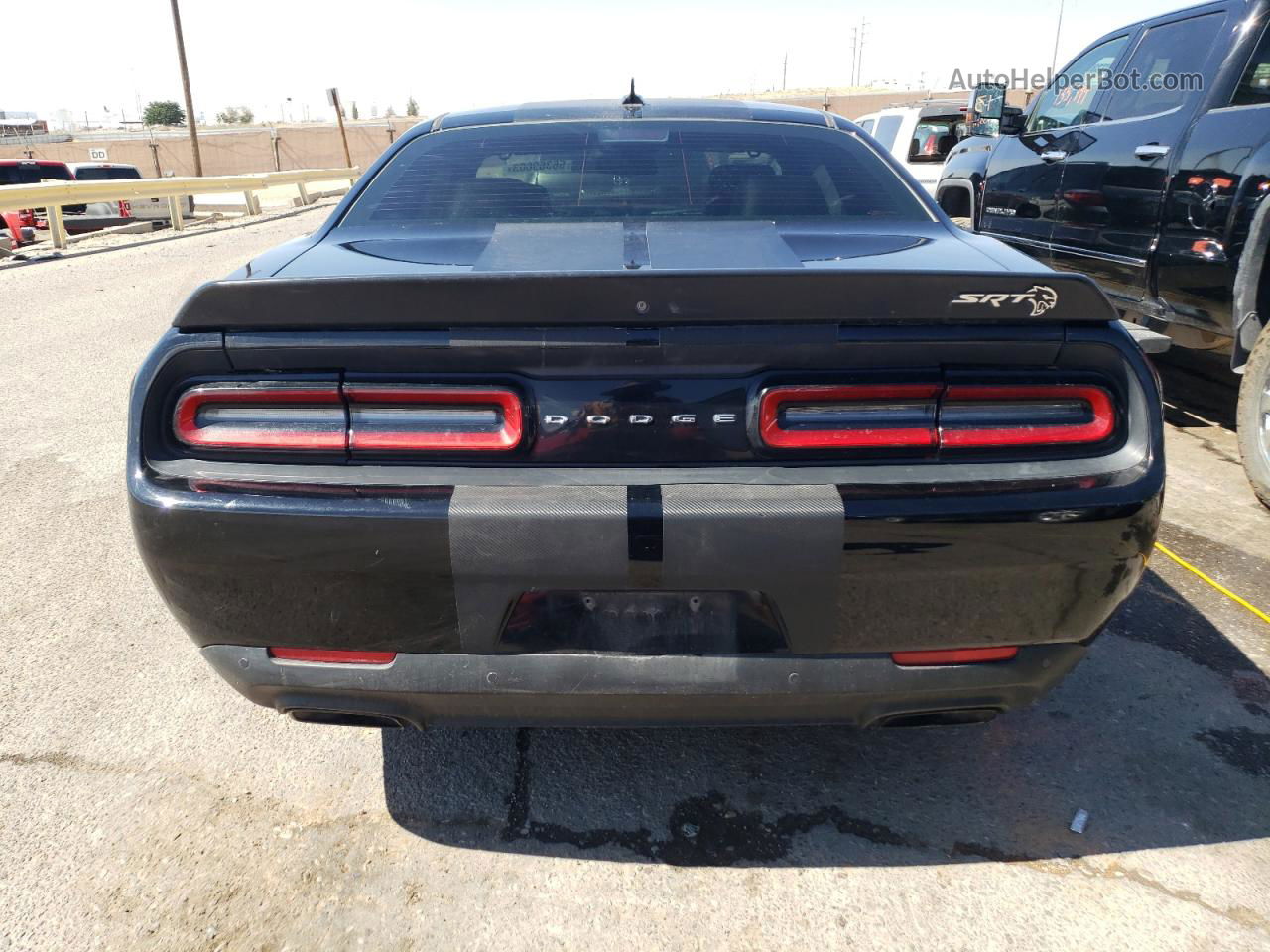 2017 Dodge Challenger Srt Hellcat Black vin: 2C3CDZC93HH508538