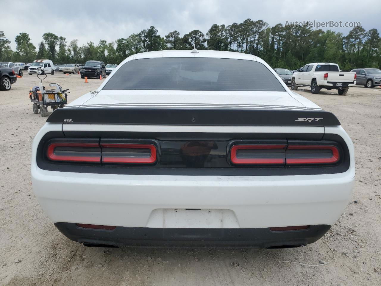 2016 Dodge Challenger Srt Hellcat White vin: 2C3CDZC94GH112259