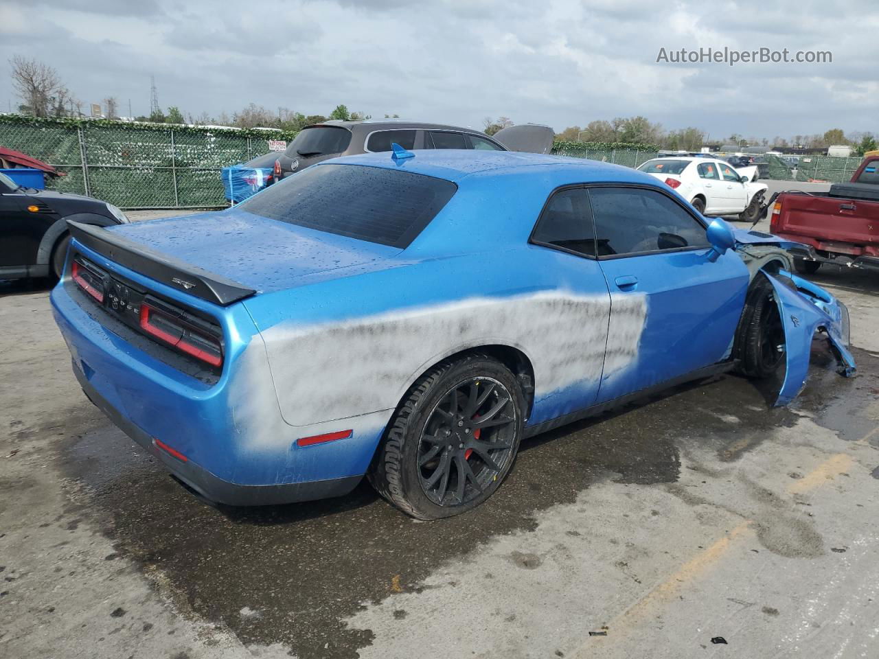 2016 Dodge Challenger Srt Hellcat Blue vin: 2C3CDZC94GH168153