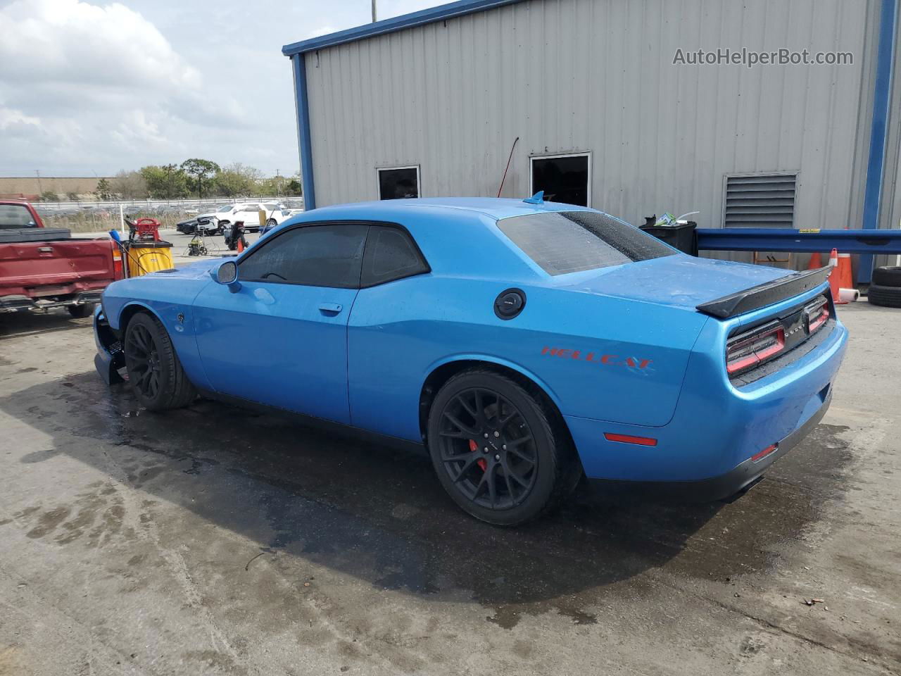 2016 Dodge Challenger Srt Hellcat Синий vin: 2C3CDZC94GH168153