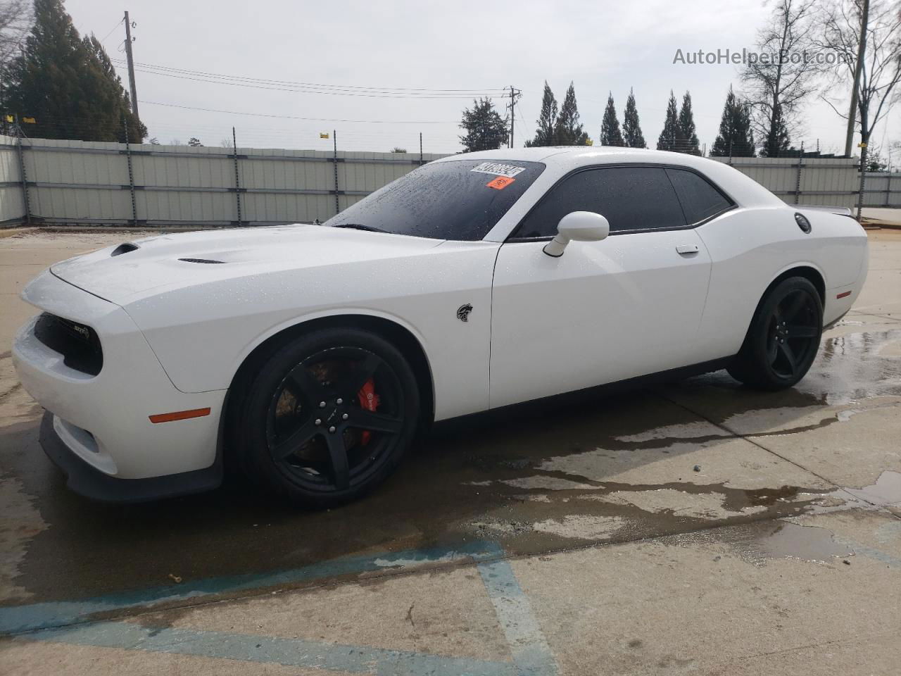 2017 Dodge Challenger Srt Hellcat White vin: 2C3CDZC94HH500657