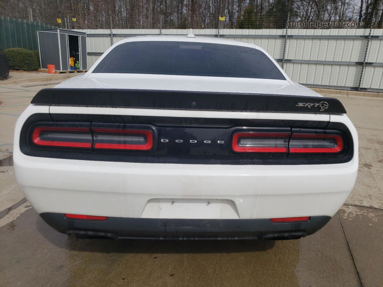 2017 Dodge Challenger Srt Hellcat White vin: 2C3CDZC94HH500657