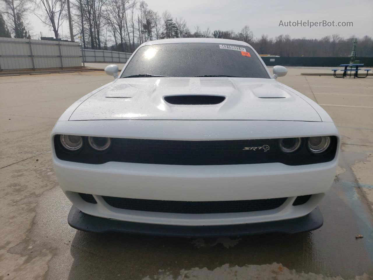 2017 Dodge Challenger Srt Hellcat White vin: 2C3CDZC94HH500657