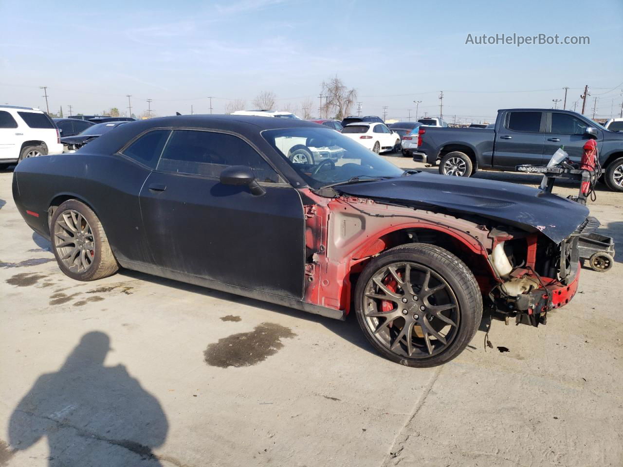 2015 Dodge Challenger Srt Hellcat Черный vin: 2C3CDZC95FH834659