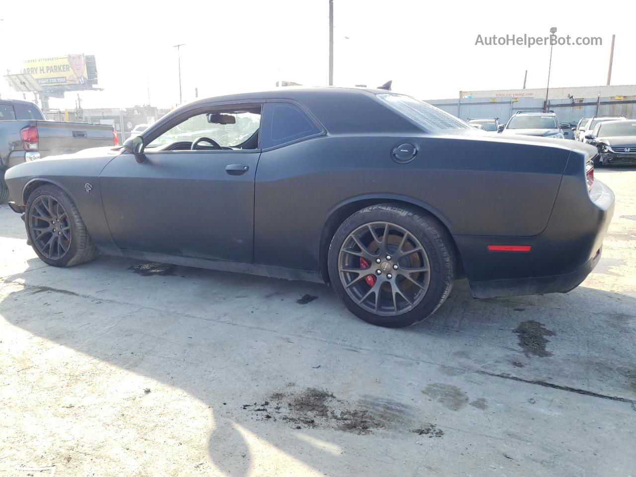 2015 Dodge Challenger Srt Hellcat Черный vin: 2C3CDZC95FH834659