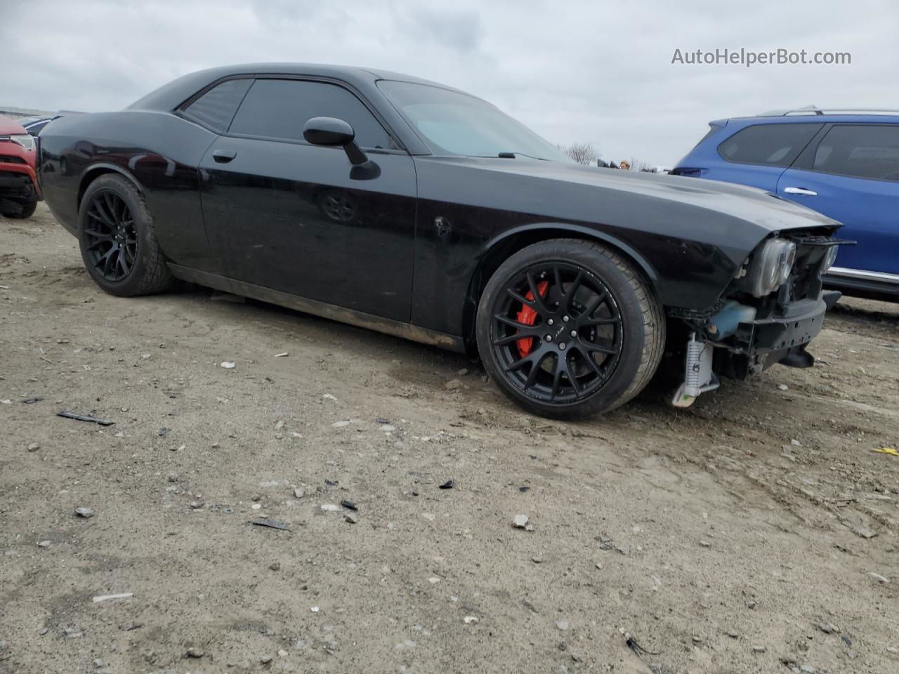 2016 Dodge Challenger Srt Hellcat Black vin: 2C3CDZC95GH244852