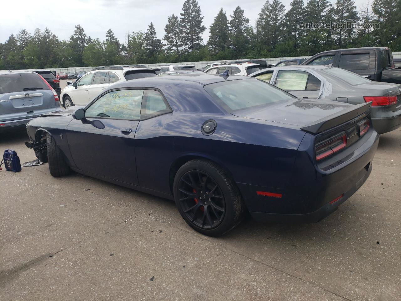 2016 Dodge Challenger Srt Hellcat Blue vin: 2C3CDZC96GH270893