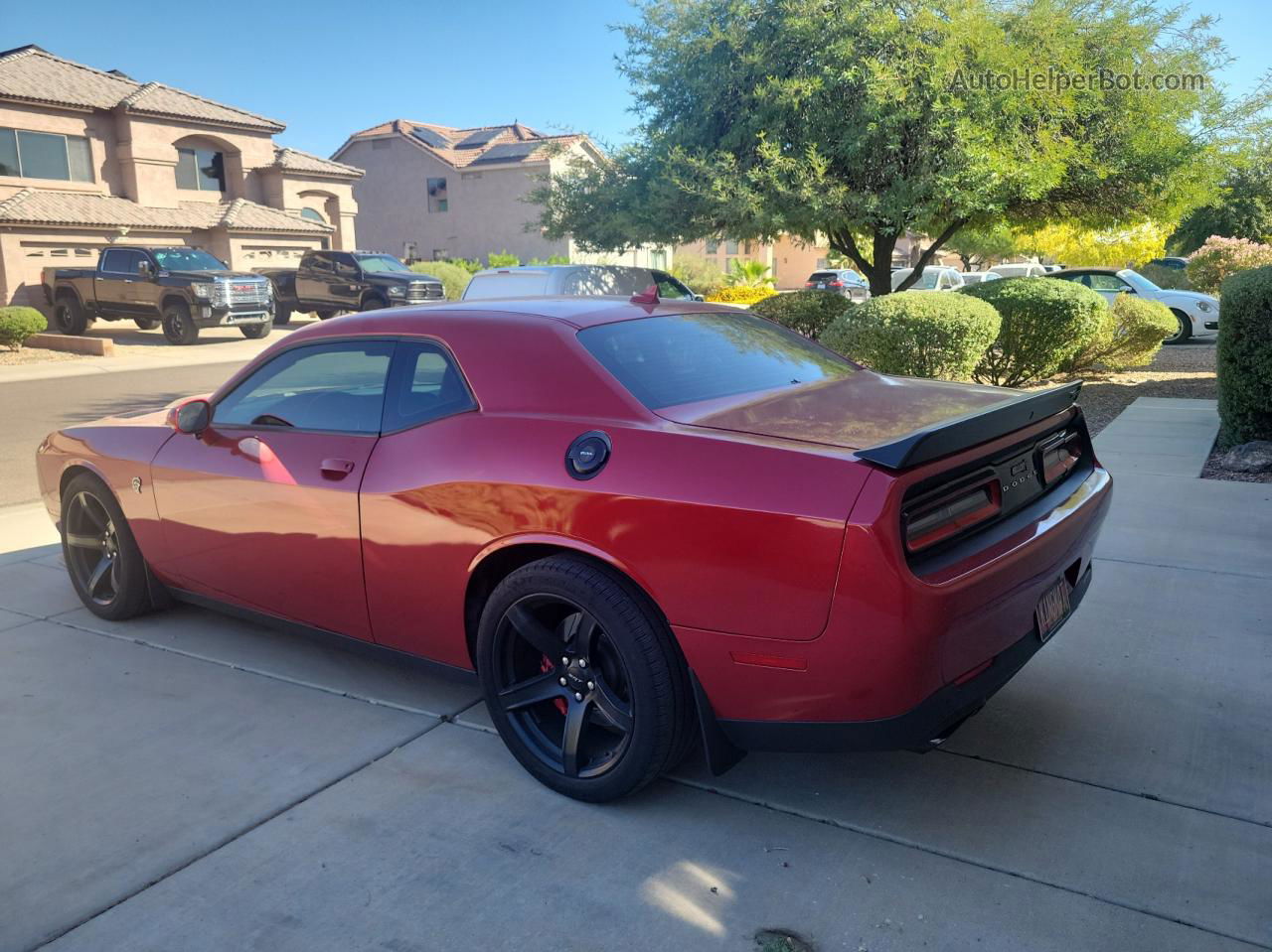 2017 Dodge Challenger Srt Hellcat Оранжевый vin: 2C3CDZC96HH507237