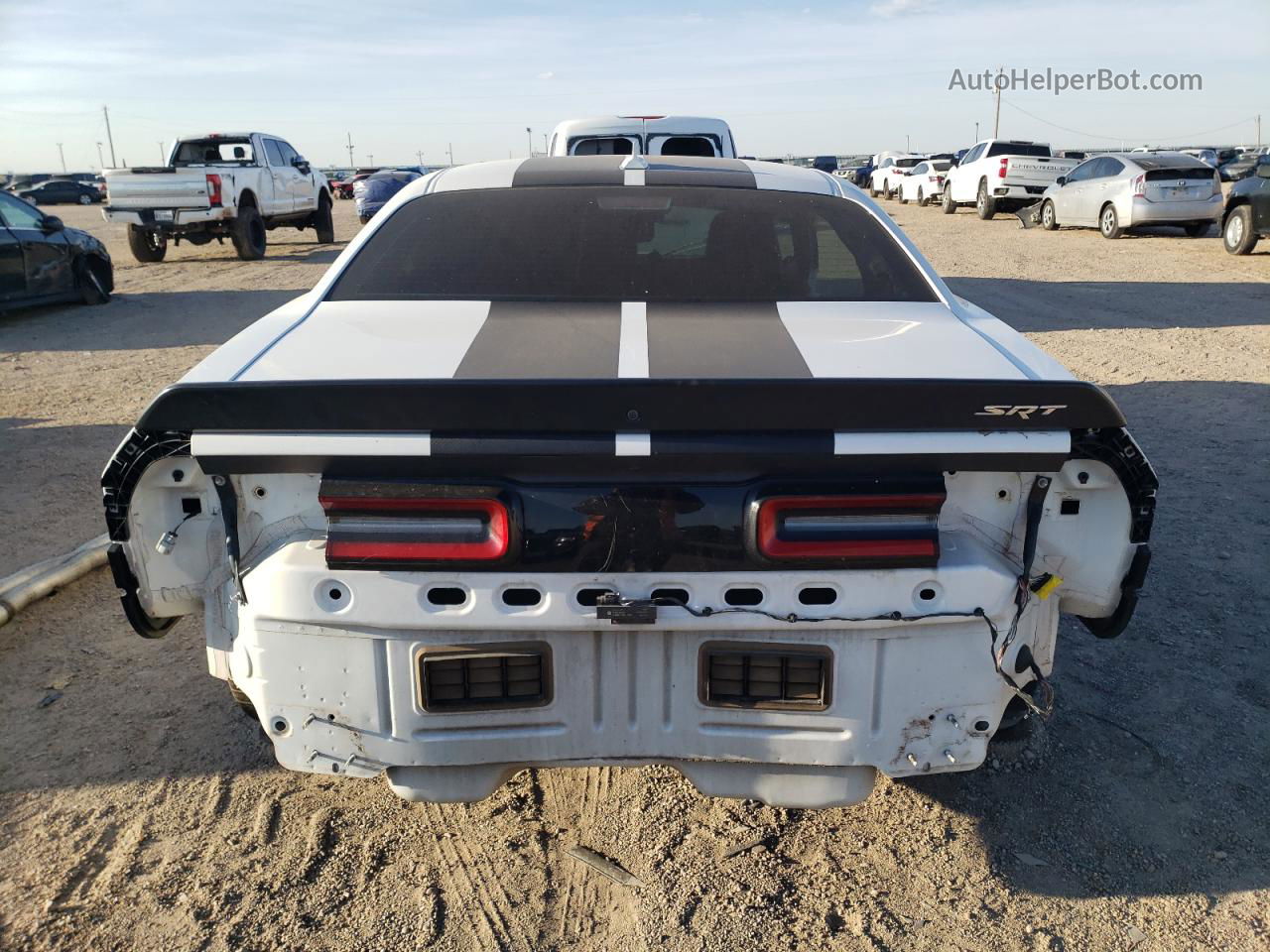 2016 Dodge Challenger Srt Hellcat White vin: 2C3CDZC97GH274919