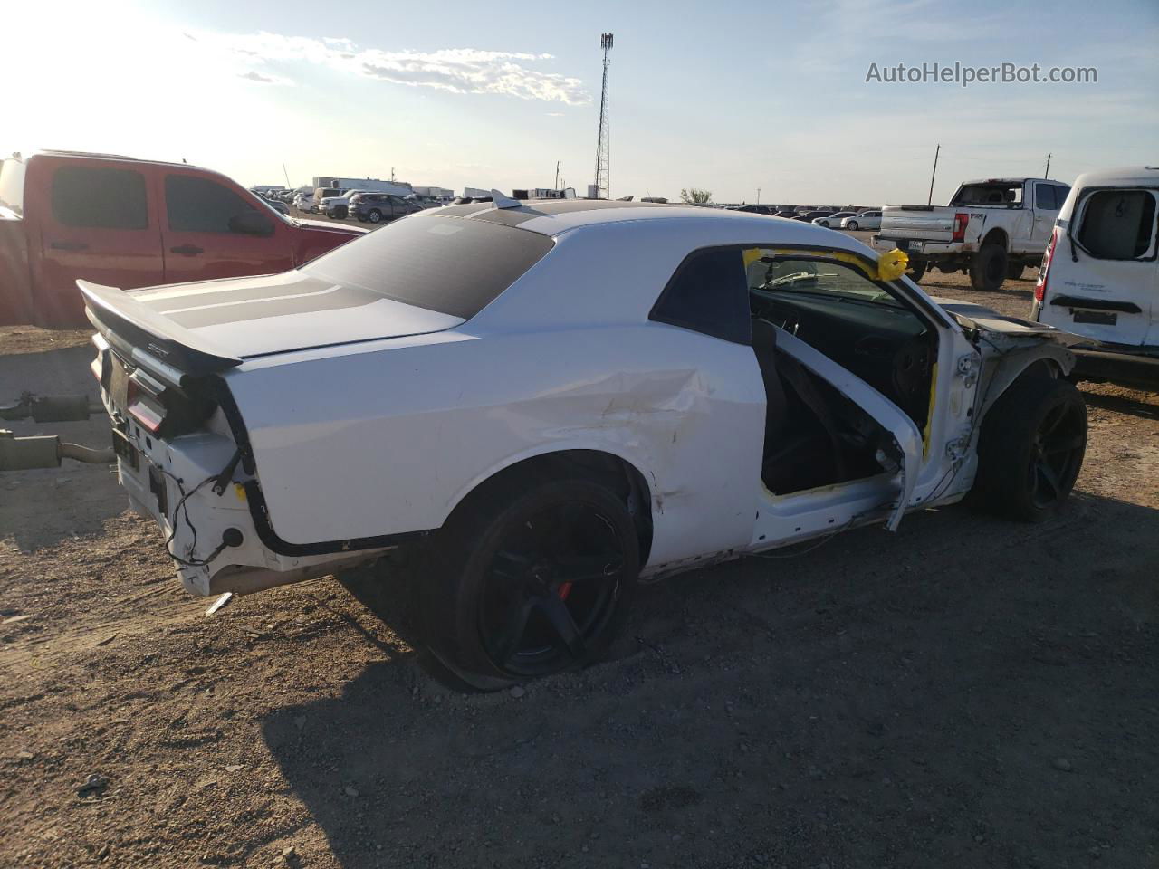 2016 Dodge Challenger Srt Hellcat Белый vin: 2C3CDZC97GH274919