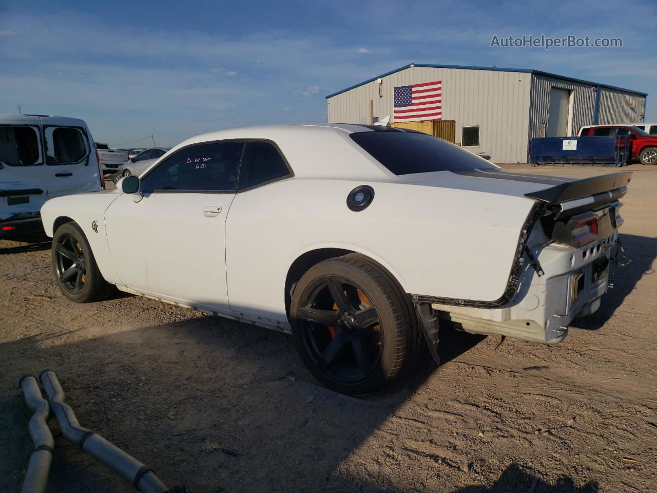 2016 Dodge Challenger Srt Hellcat White vin: 2C3CDZC97GH274919