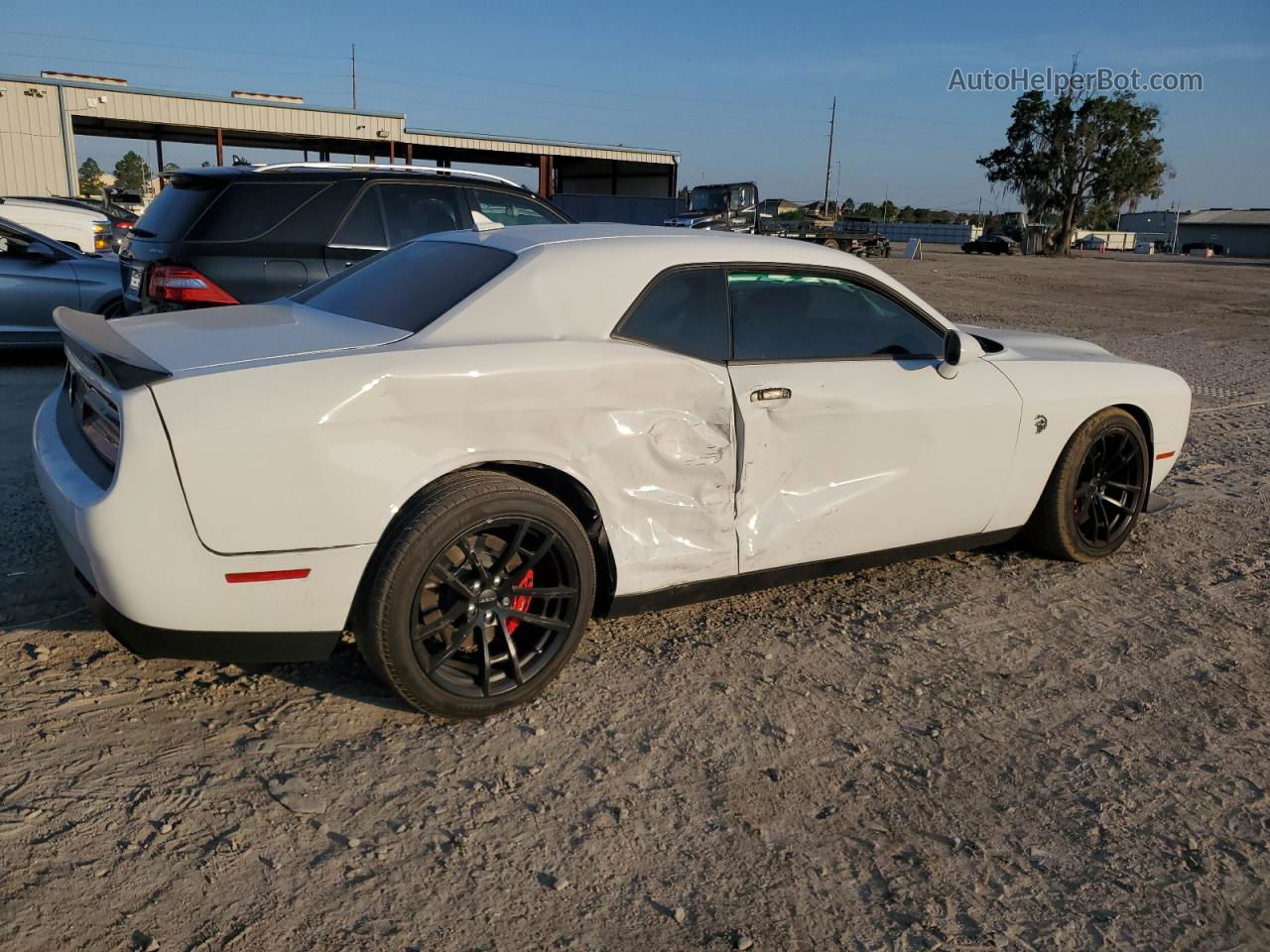 2023 Dodge Challenger Srt Hellcat White vin: 2C3CDZC97PH610035