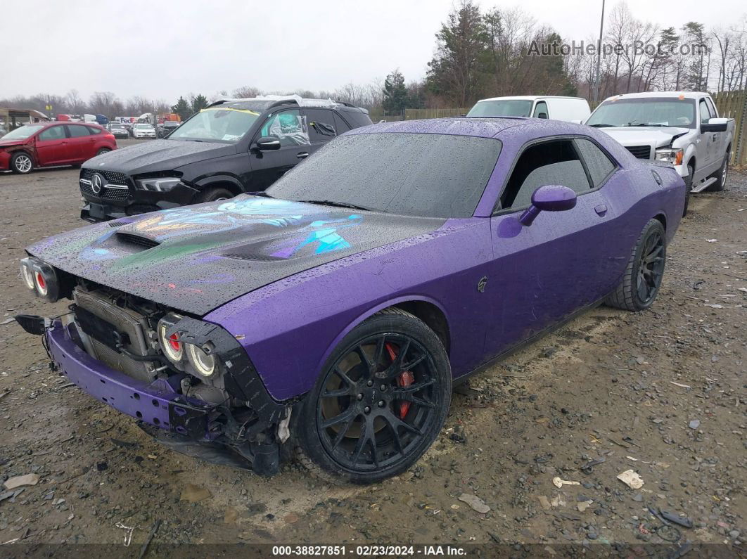 2016 Dodge Challenger Srt Hellcat Purple vin: 2C3CDZC98GH200389