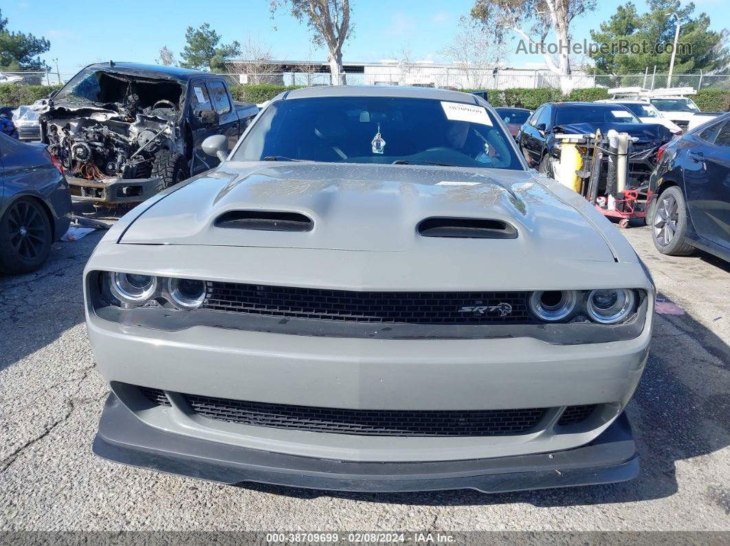 2017 Dodge Challenger Srt Hellcat Gray vin: 2C3CDZC98HH507689