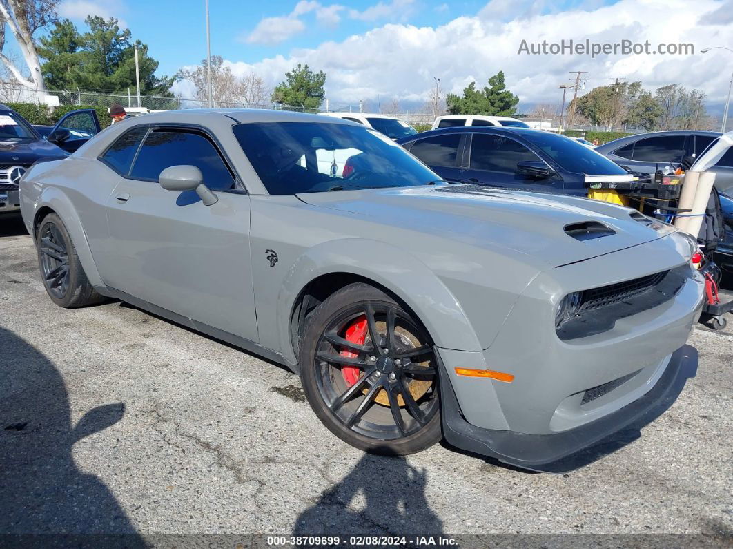 2017 Dodge Challenger Srt Hellcat Gray vin: 2C3CDZC98HH507689