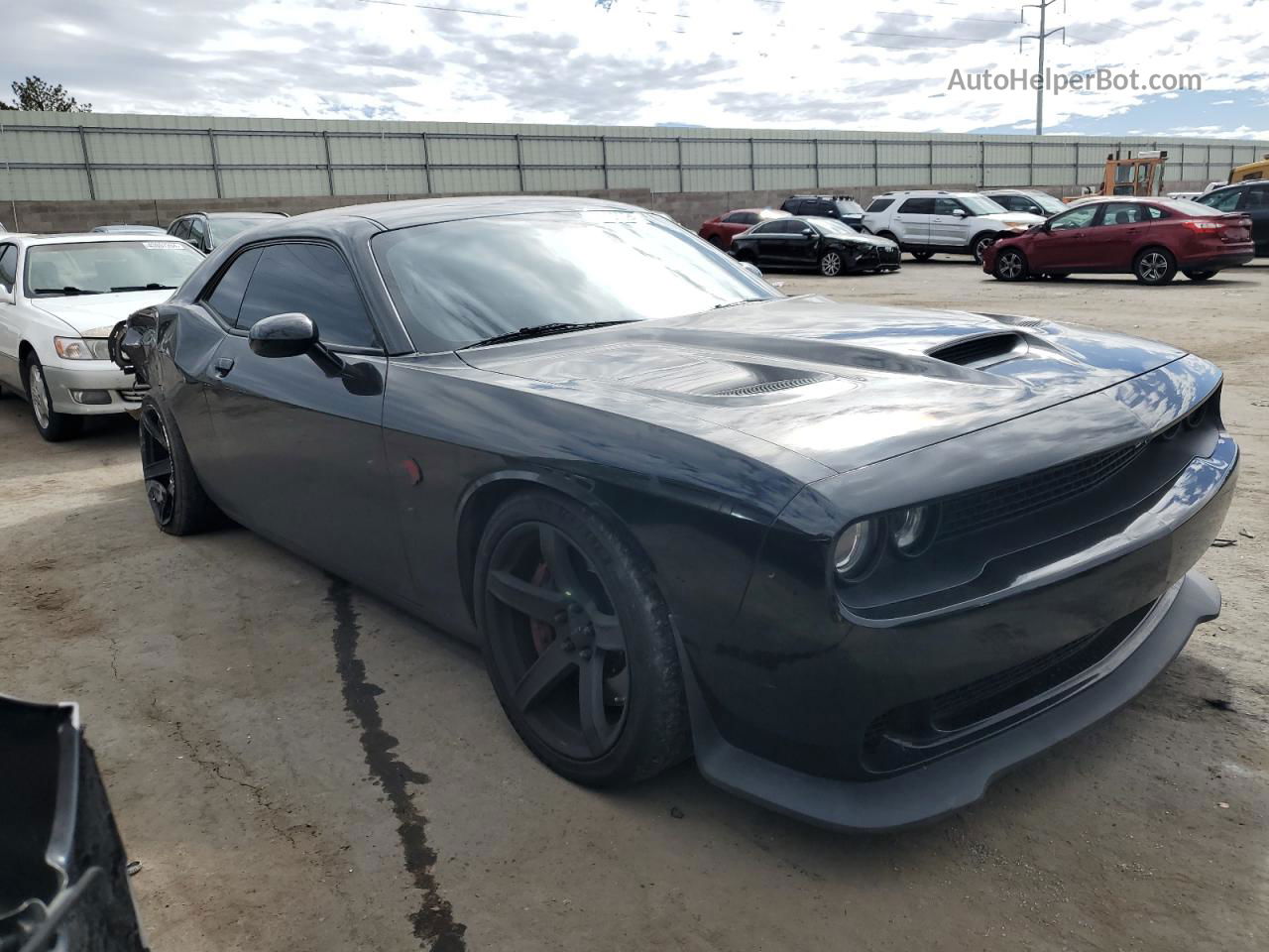 2017 Dodge Challenger Srt Hellcat Черный vin: 2C3CDZC99HH500699