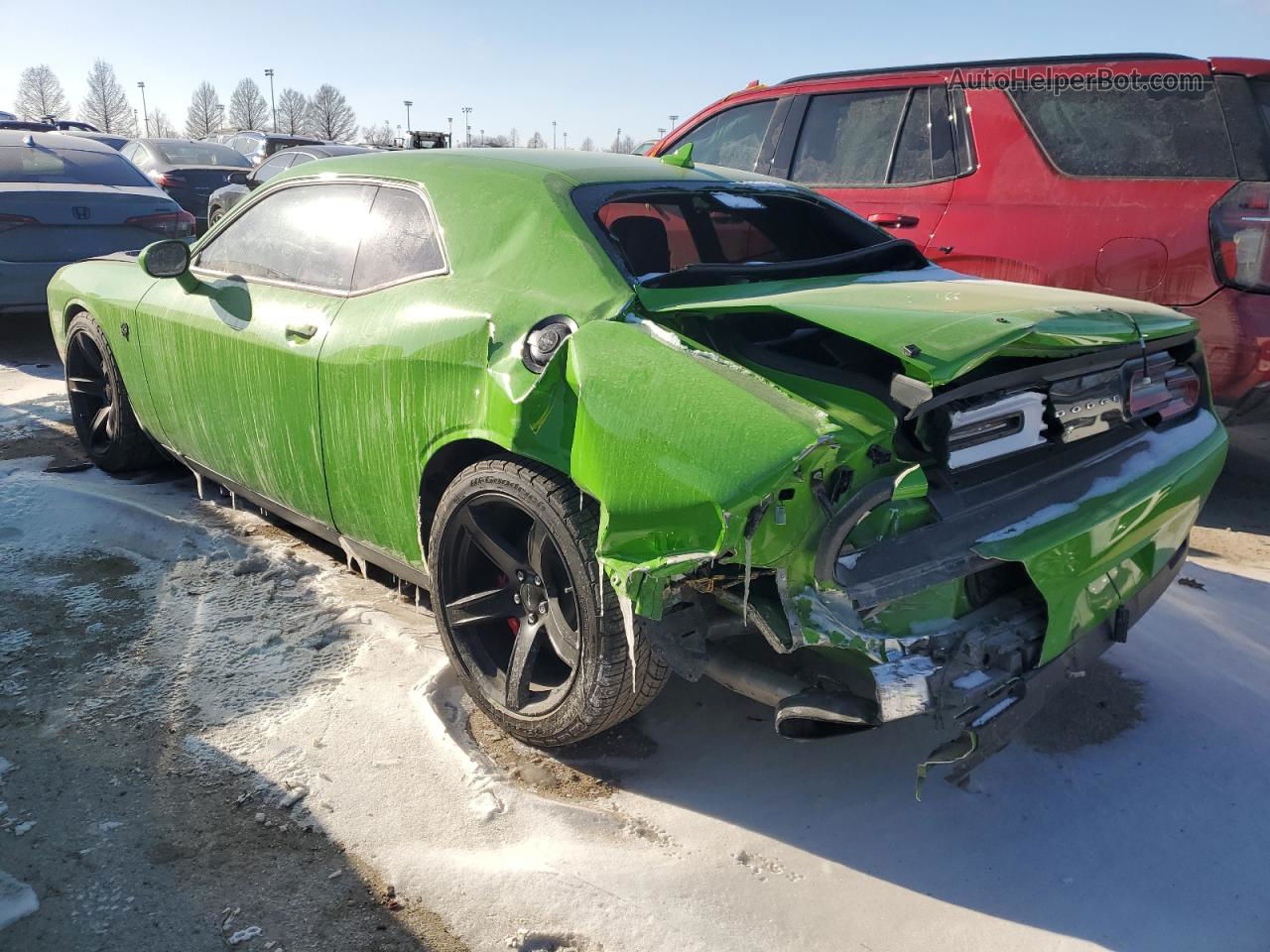 2017 Dodge Challenger Srt Hellcat Green vin: 2C3CDZC9XHH609012